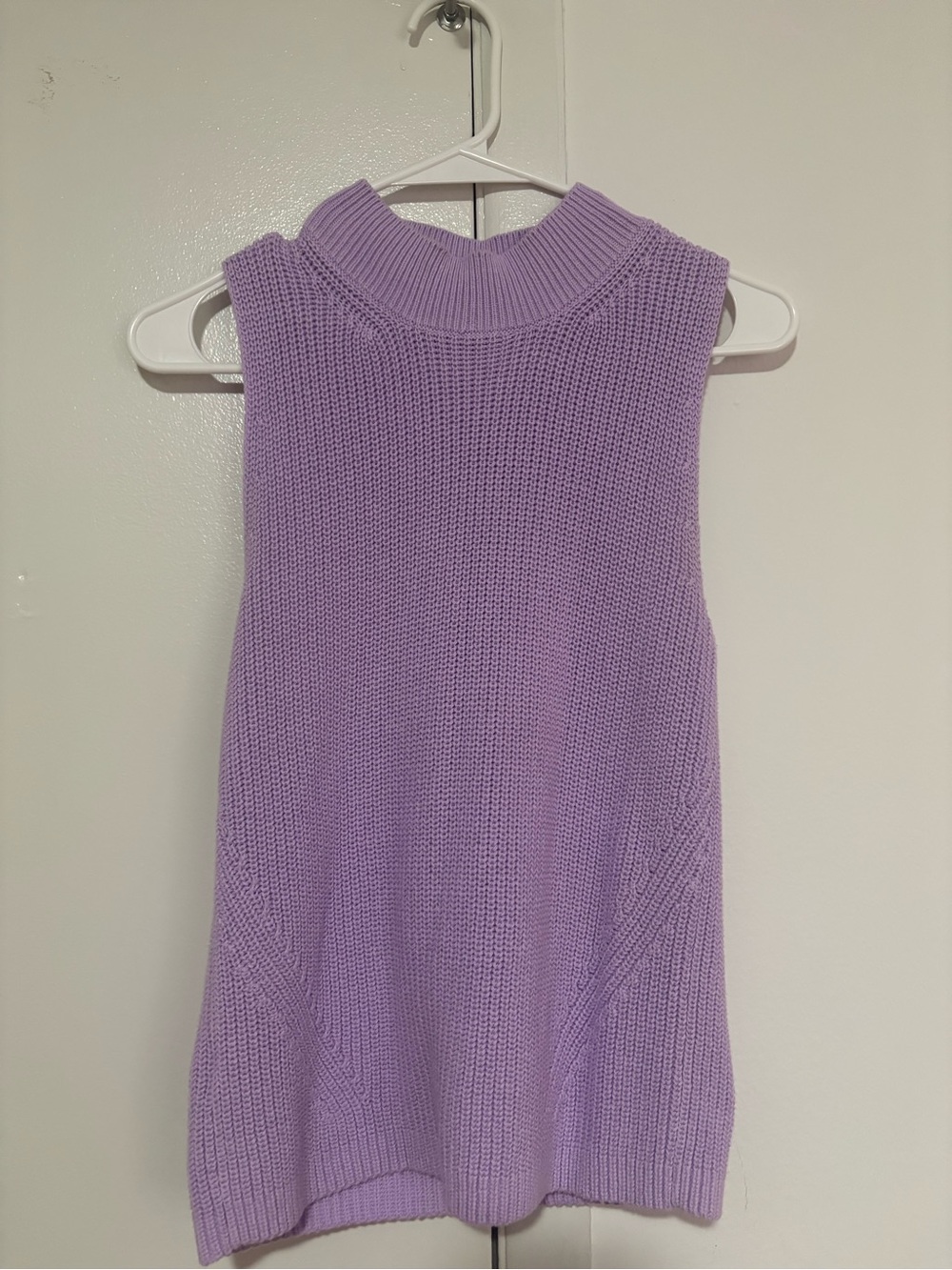 Ann Taylor Loft Purple Sleeveless Sweater